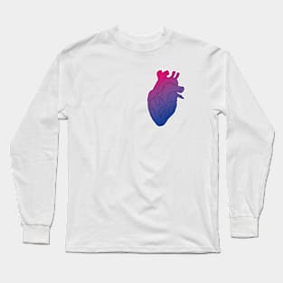 Bisexual Heart Long Sleeve T-Shirt